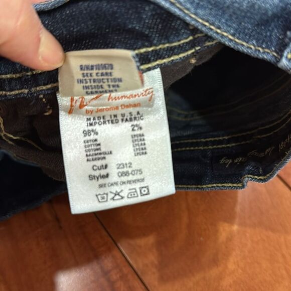 Citizens Of Humanity 'Paloma 088 Stretch Low Waist Blue Flare Wide Leg Jeans 27 - Picture 9 of 14